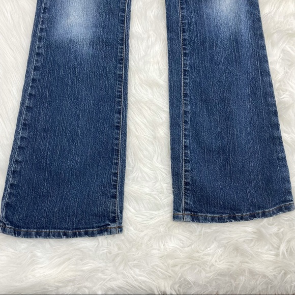 American Eagle Stretch Skinny Flare Dark Wash Jeans - Picture 7 of 7